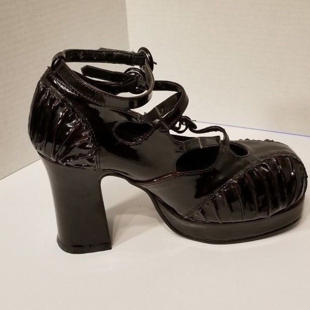 Demonia Platform Heels - Vegan Patent Leather